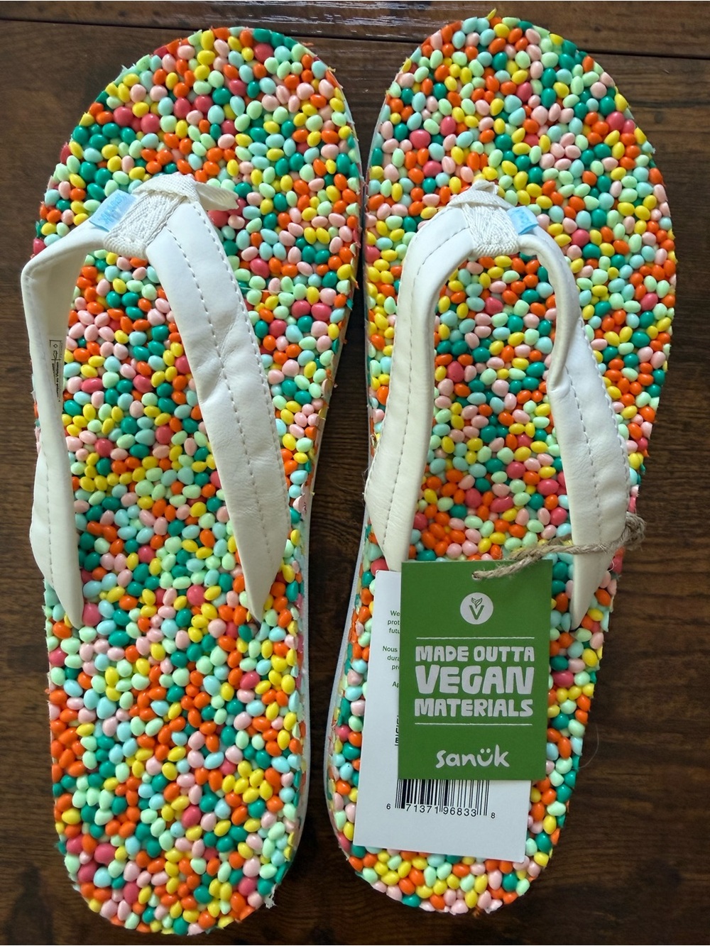 Sanuk Women’s Multi Color Flip Flop - Picture 5 of 5